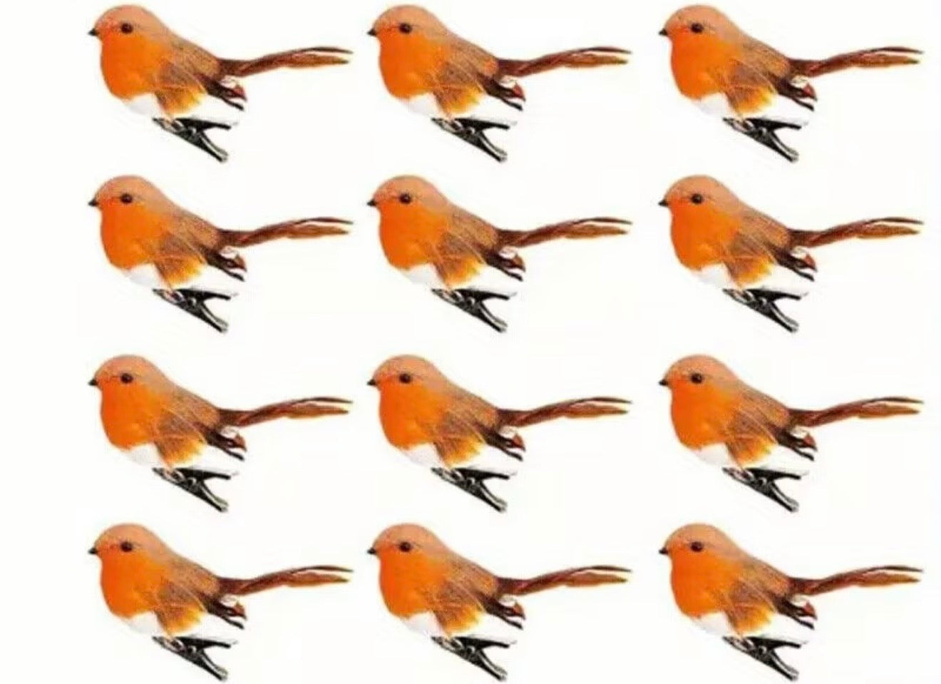 Robin Bird Decoration Clip