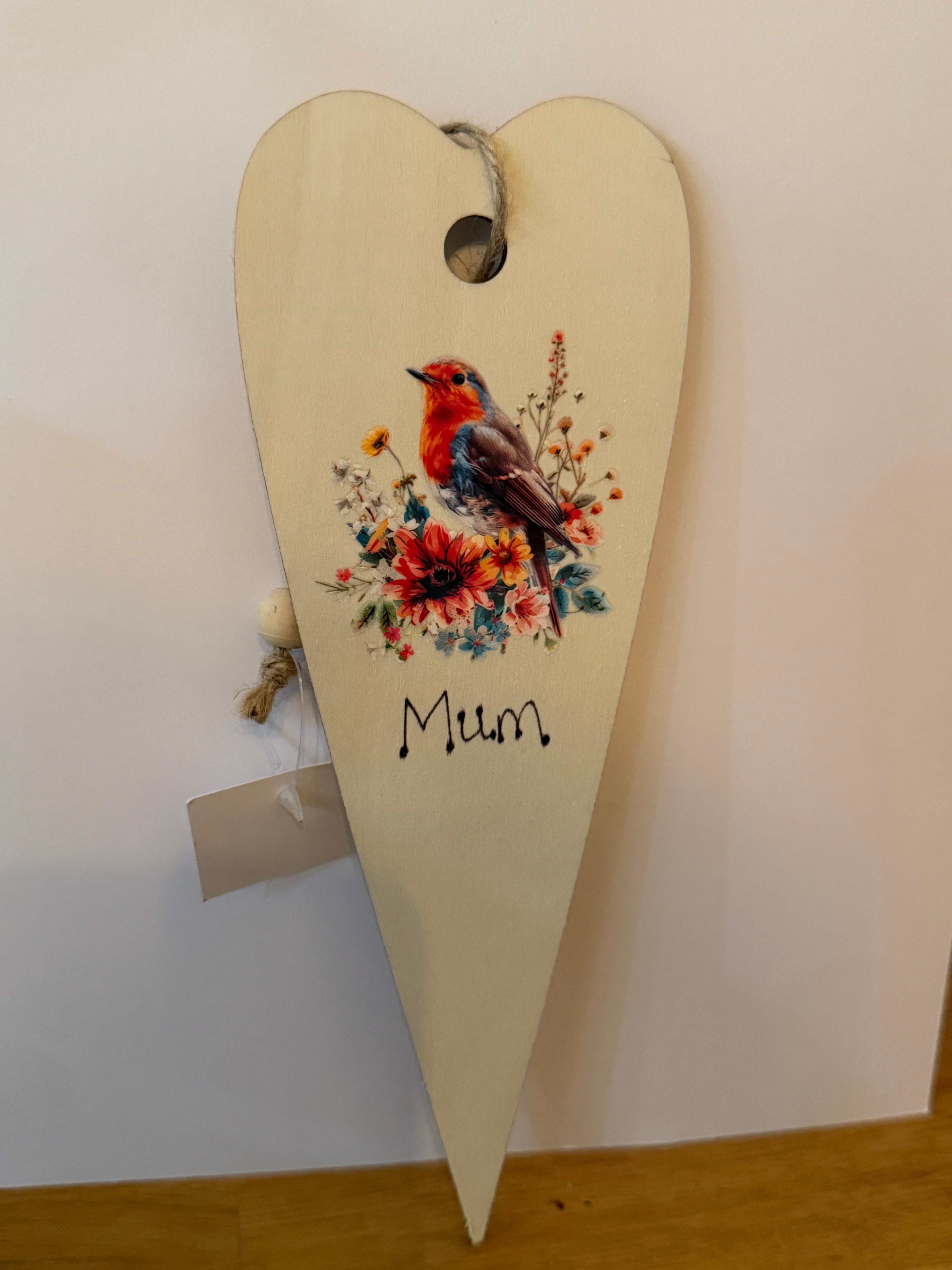 Long Hanging Heart Sign