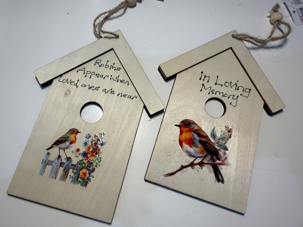 Bird Box Robin Sign
