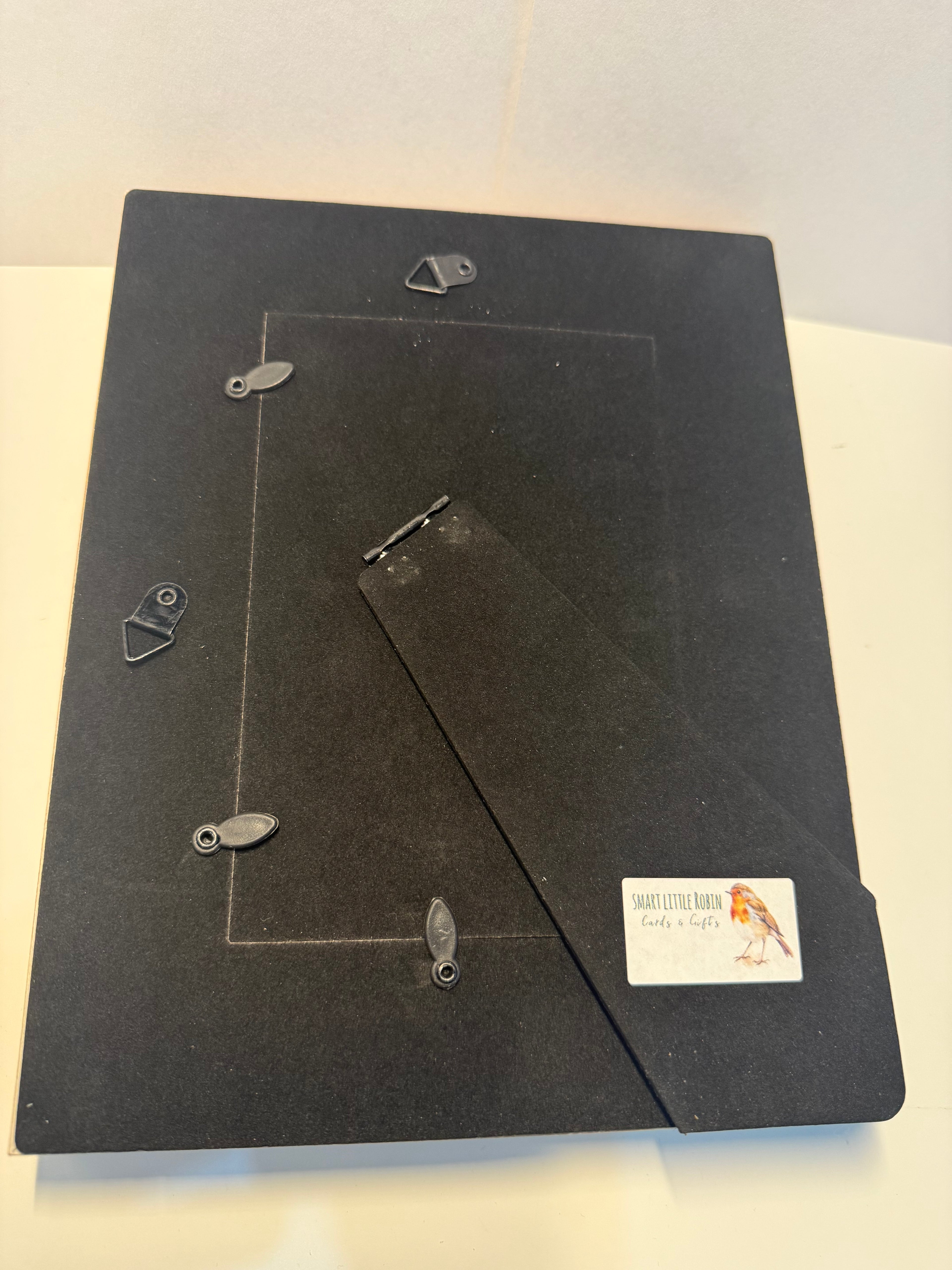 Light Beech Framed Robin Picture