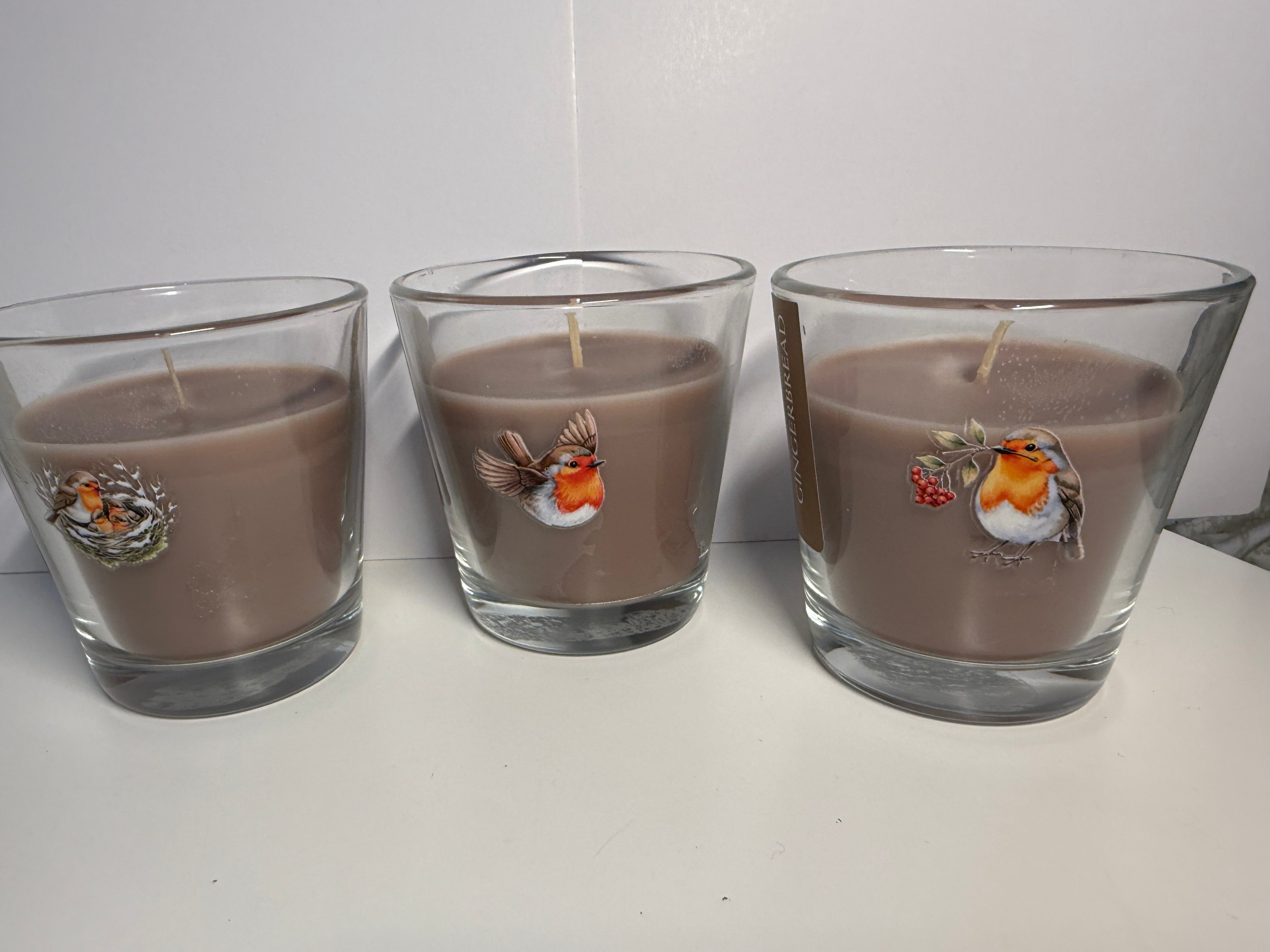 Robin Glass Candle