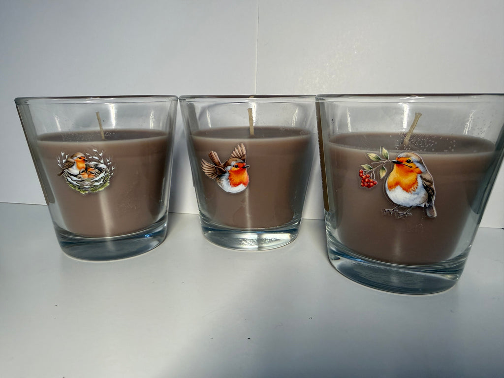 Robin Glass Candle