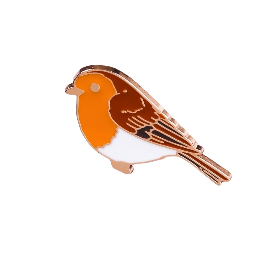 Robin Shaped Pin Brooch