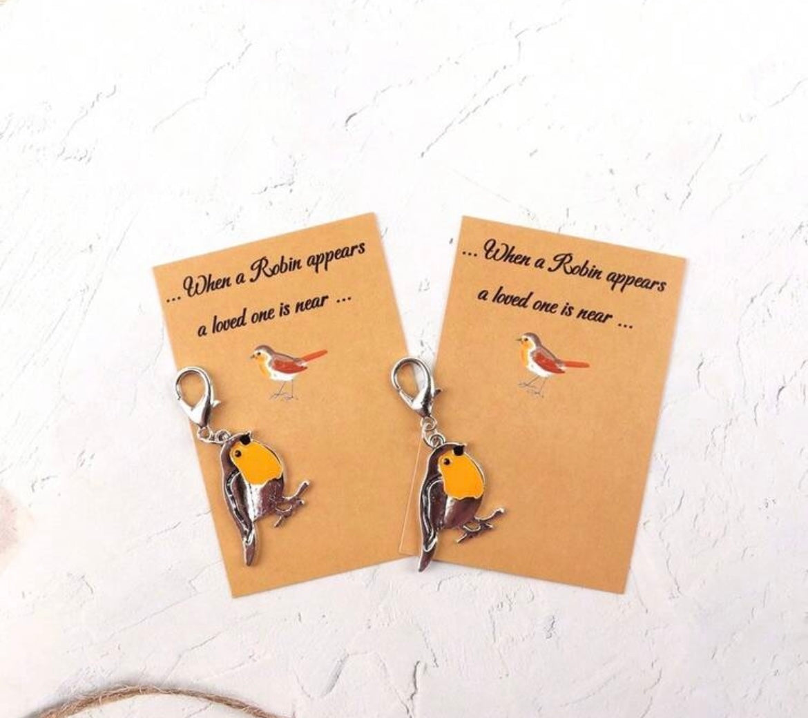 Robin Shaped Key Chain