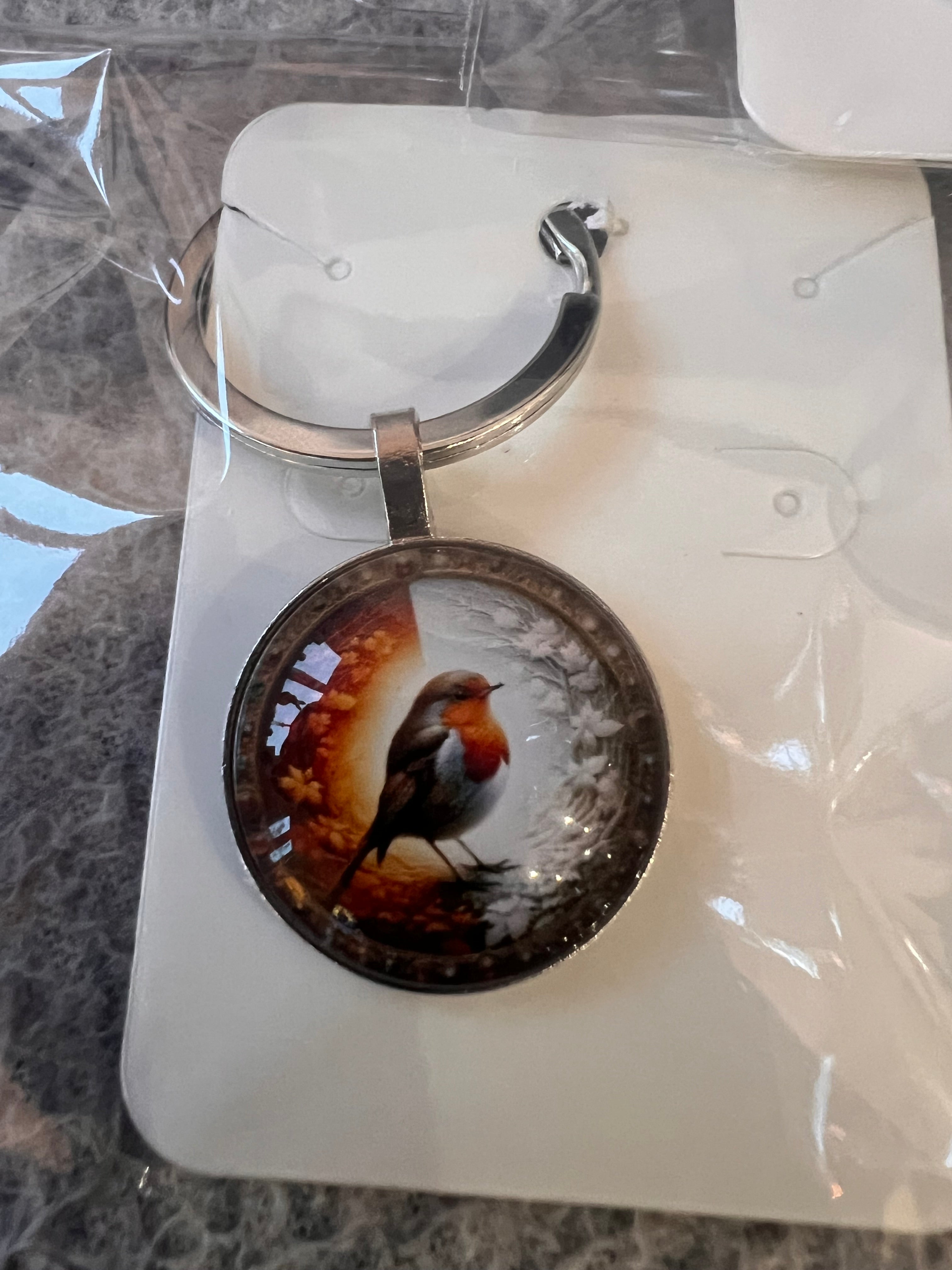 Robin Dome Keyring