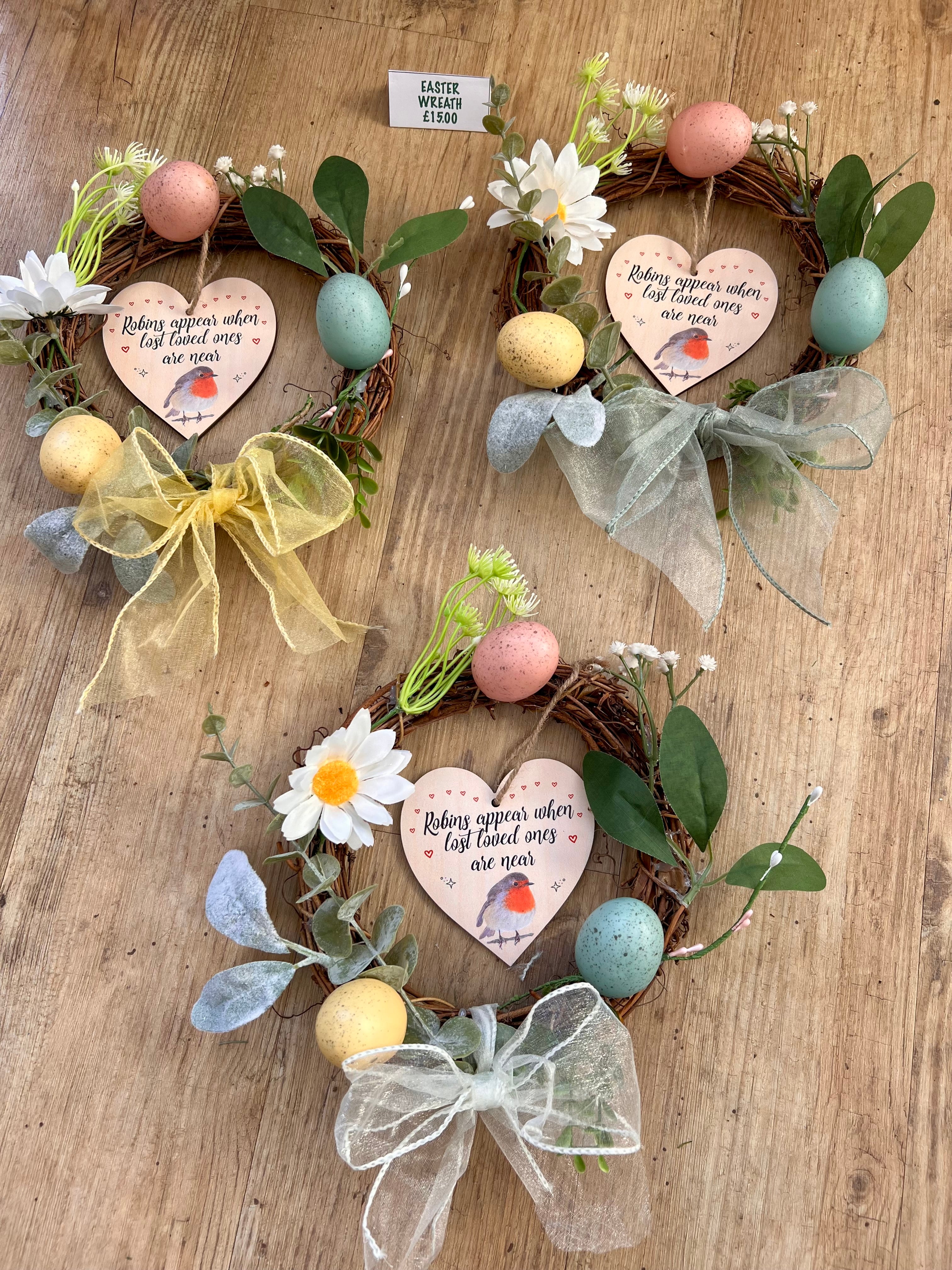 Easter Robin Wreath
