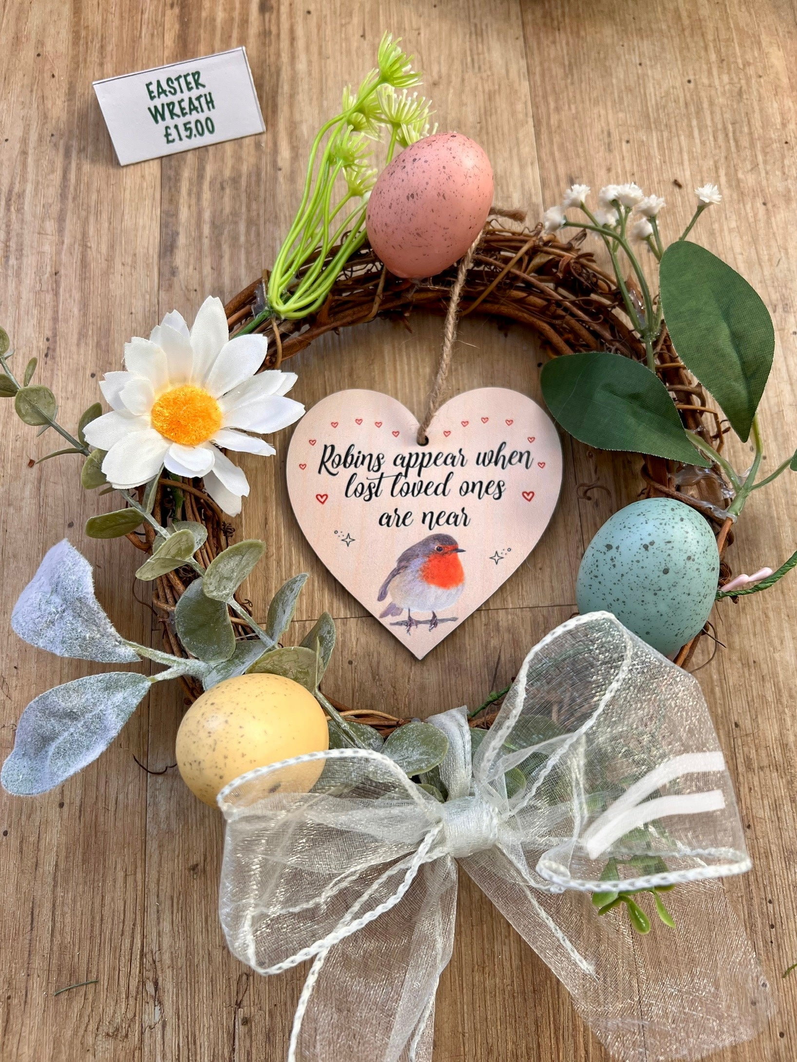Easter Robin Wreath