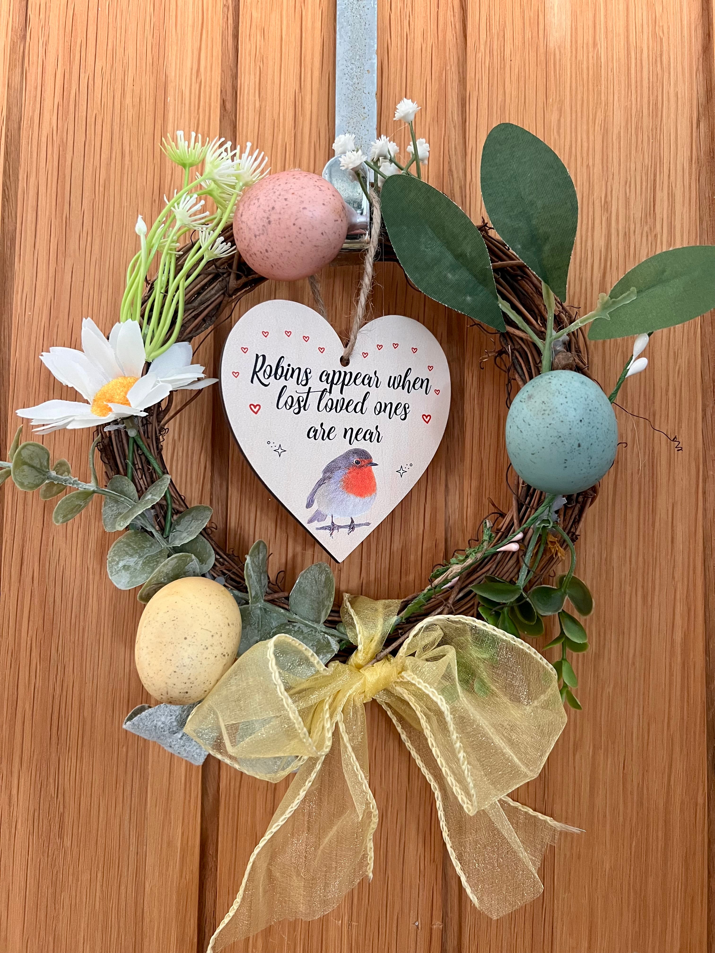 Easter Robin Wreath