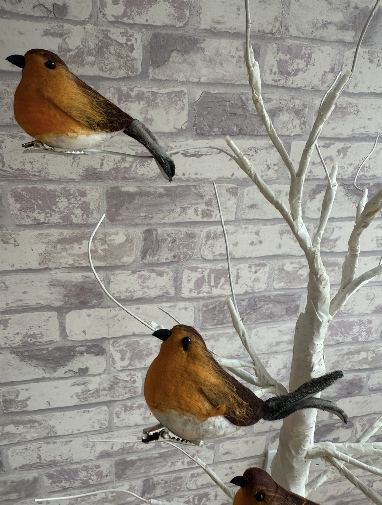 Robin Bird Decoration Clip