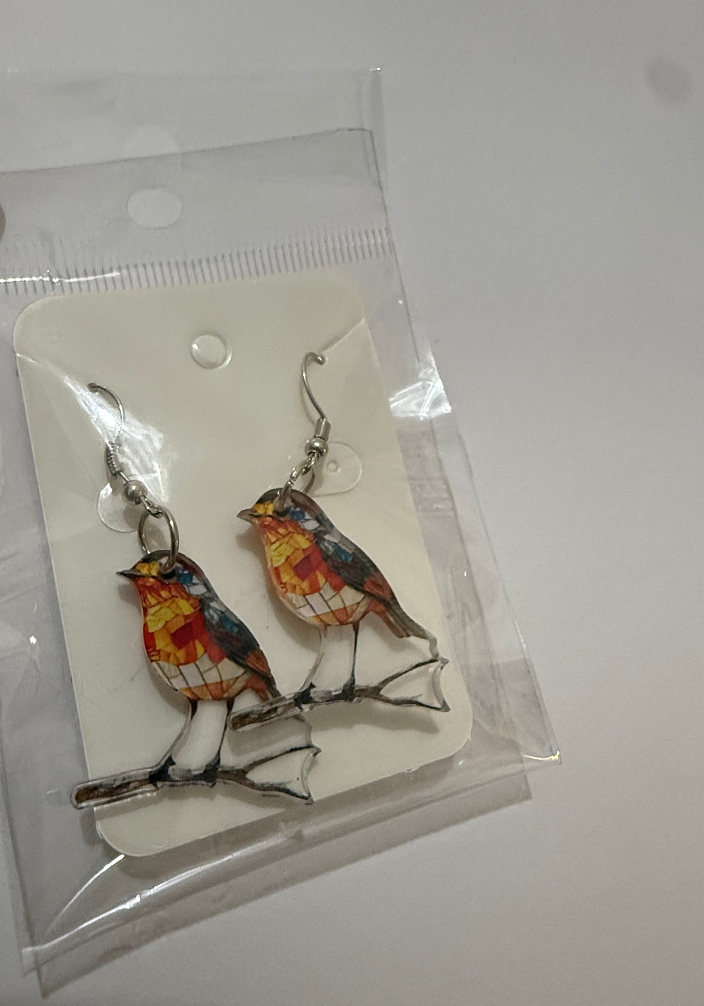 Robin Shaped Earrings