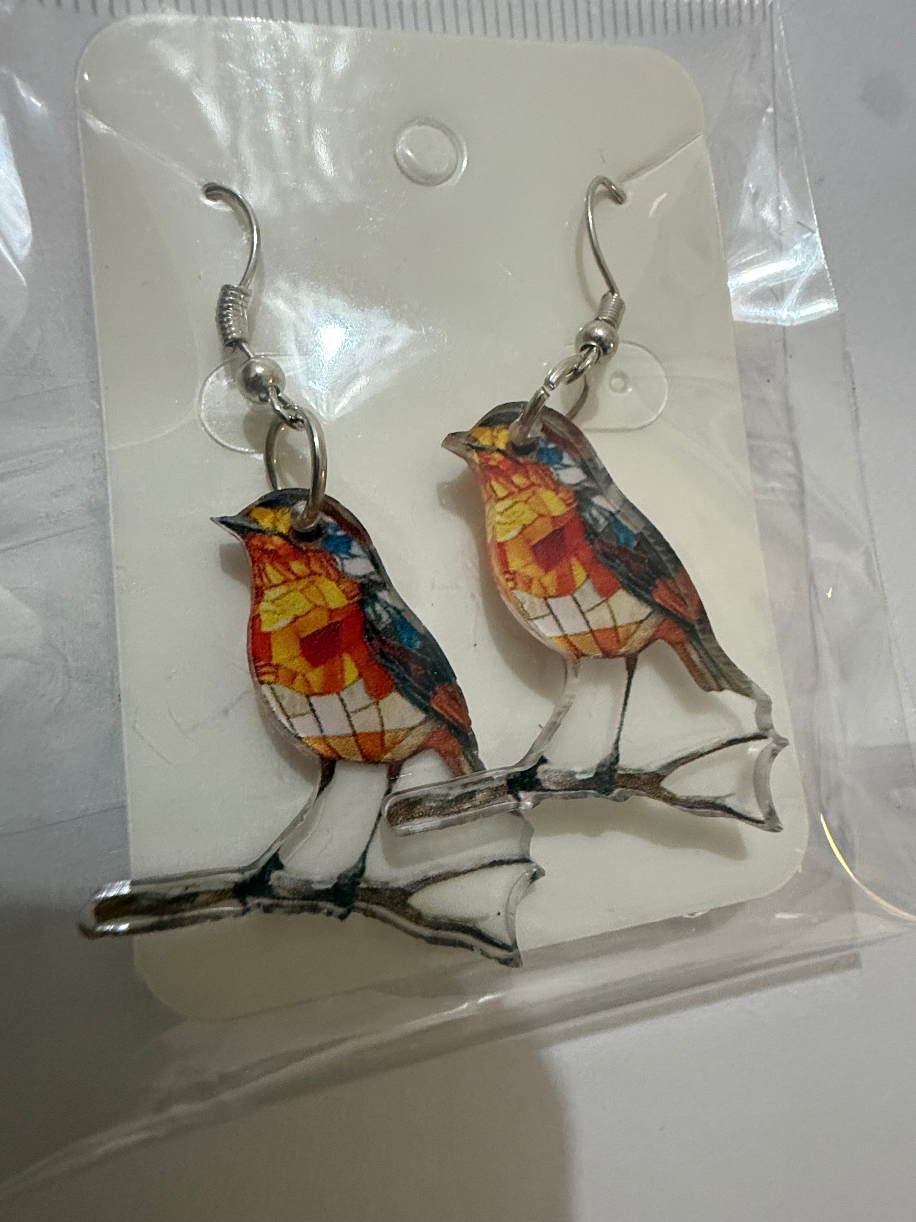 Robin Shaped Earrings