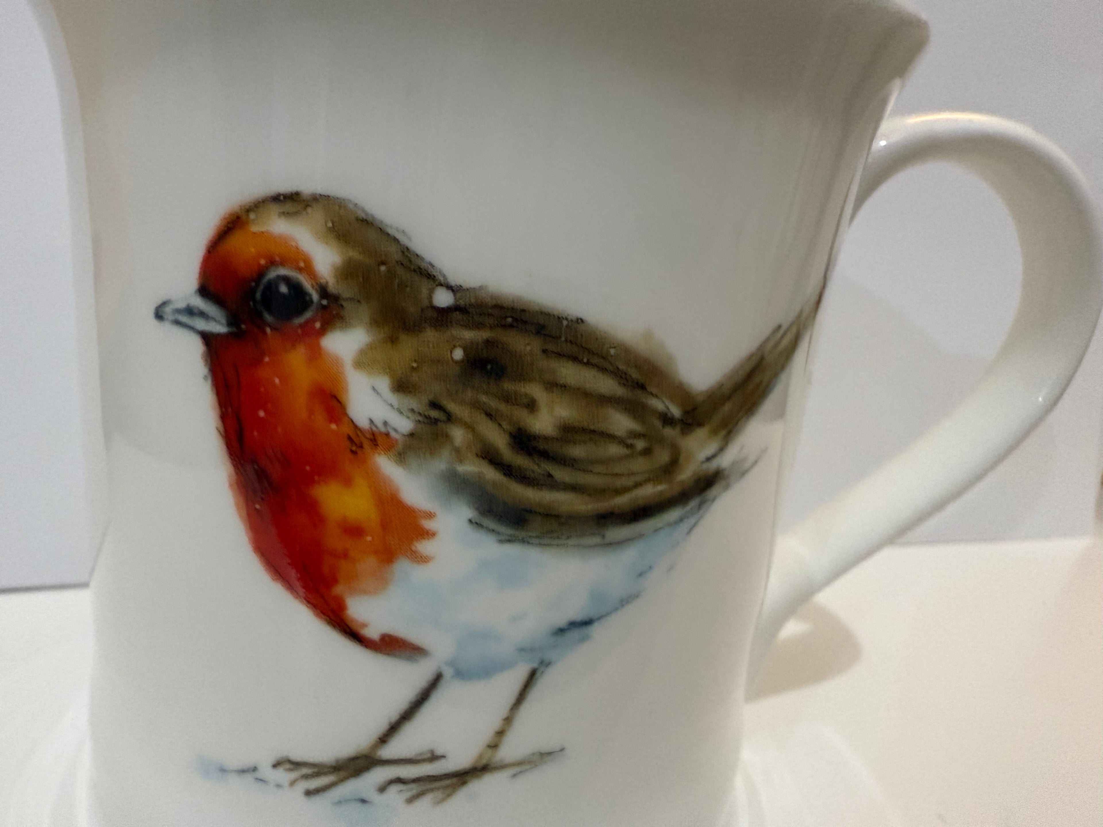 Robin Bone China Mug
