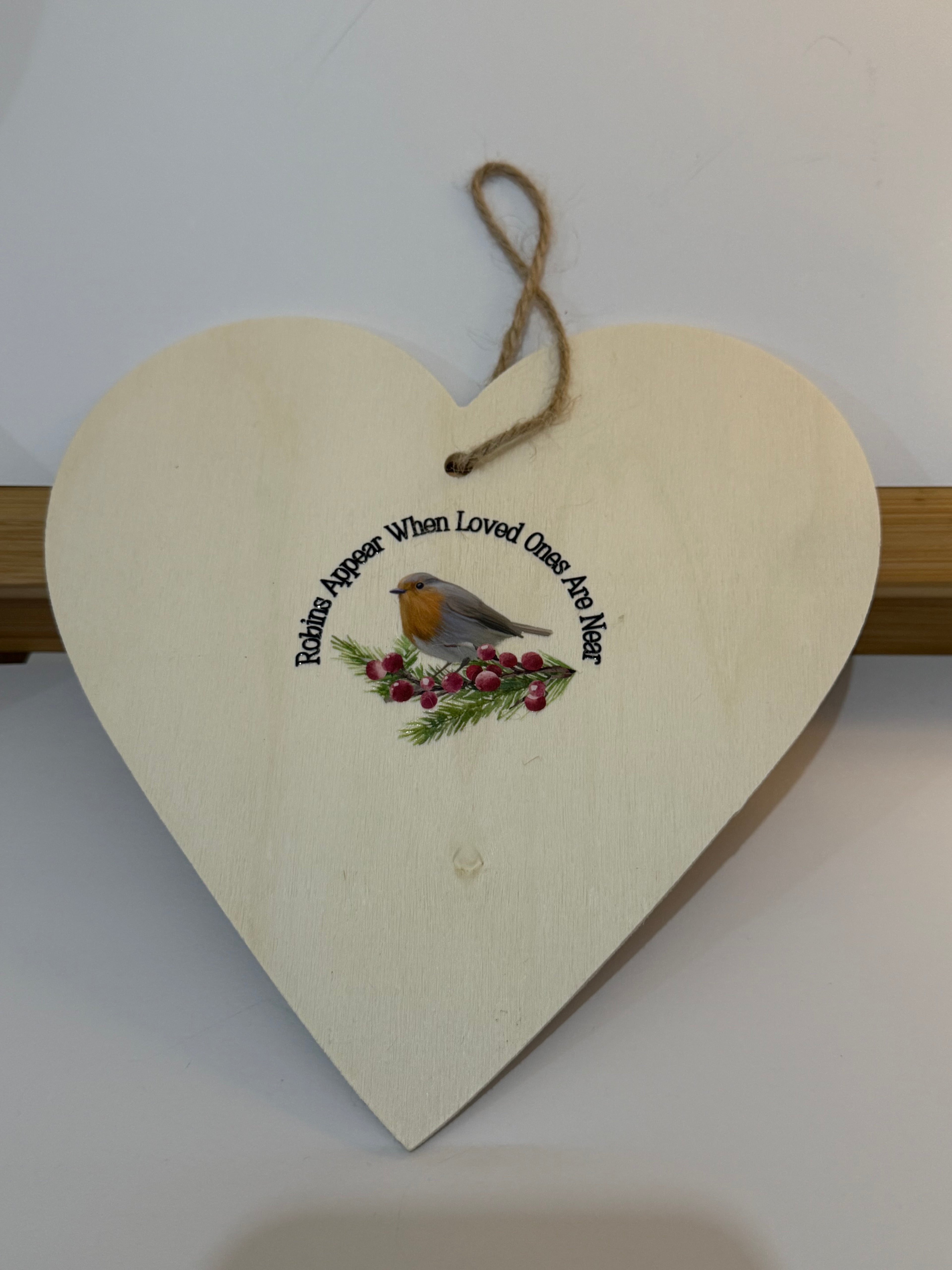 Large Wooden Heart