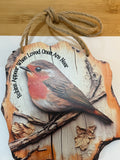 Rustic Robin Sign