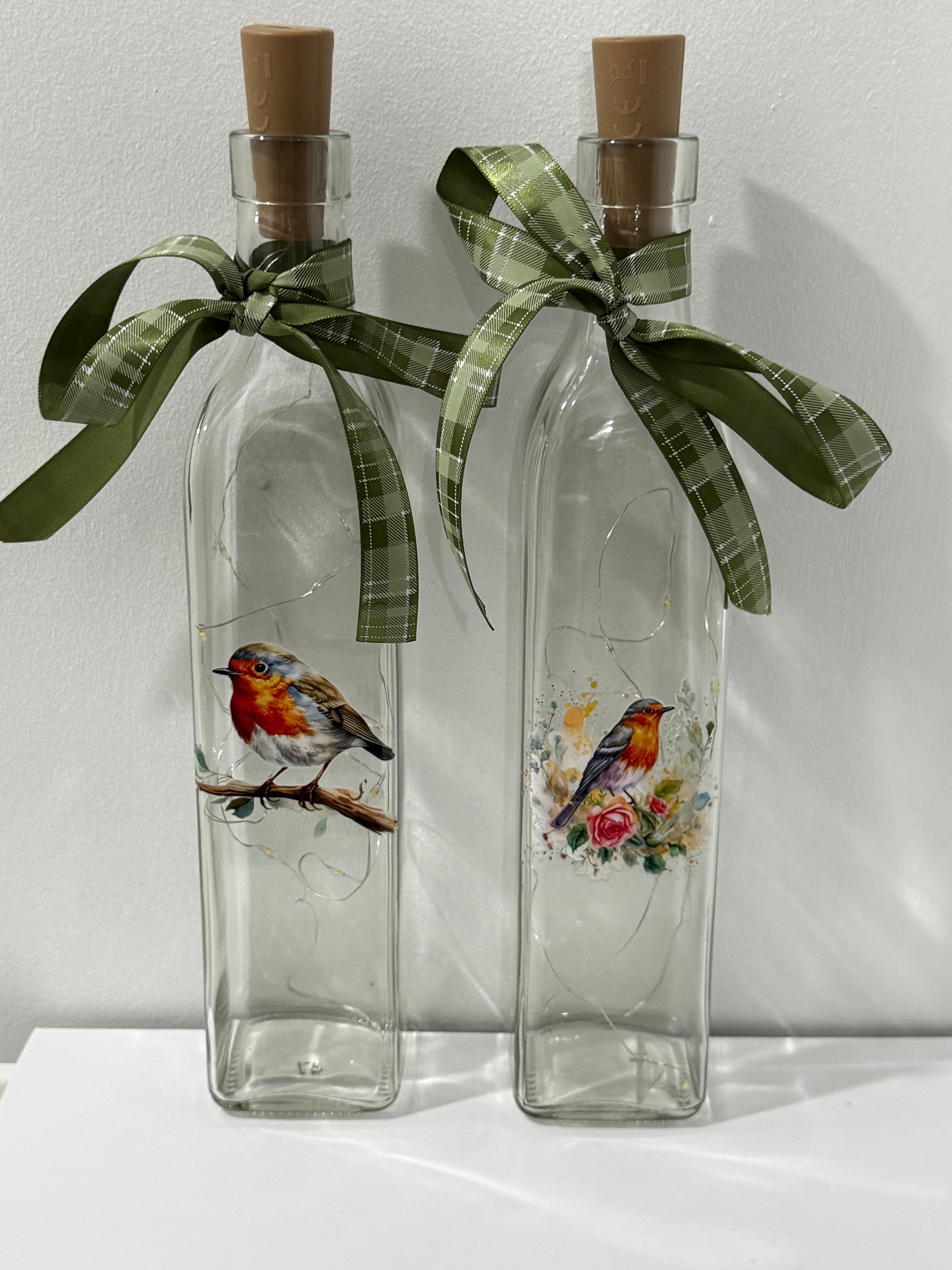 Glass Light Up Bottle