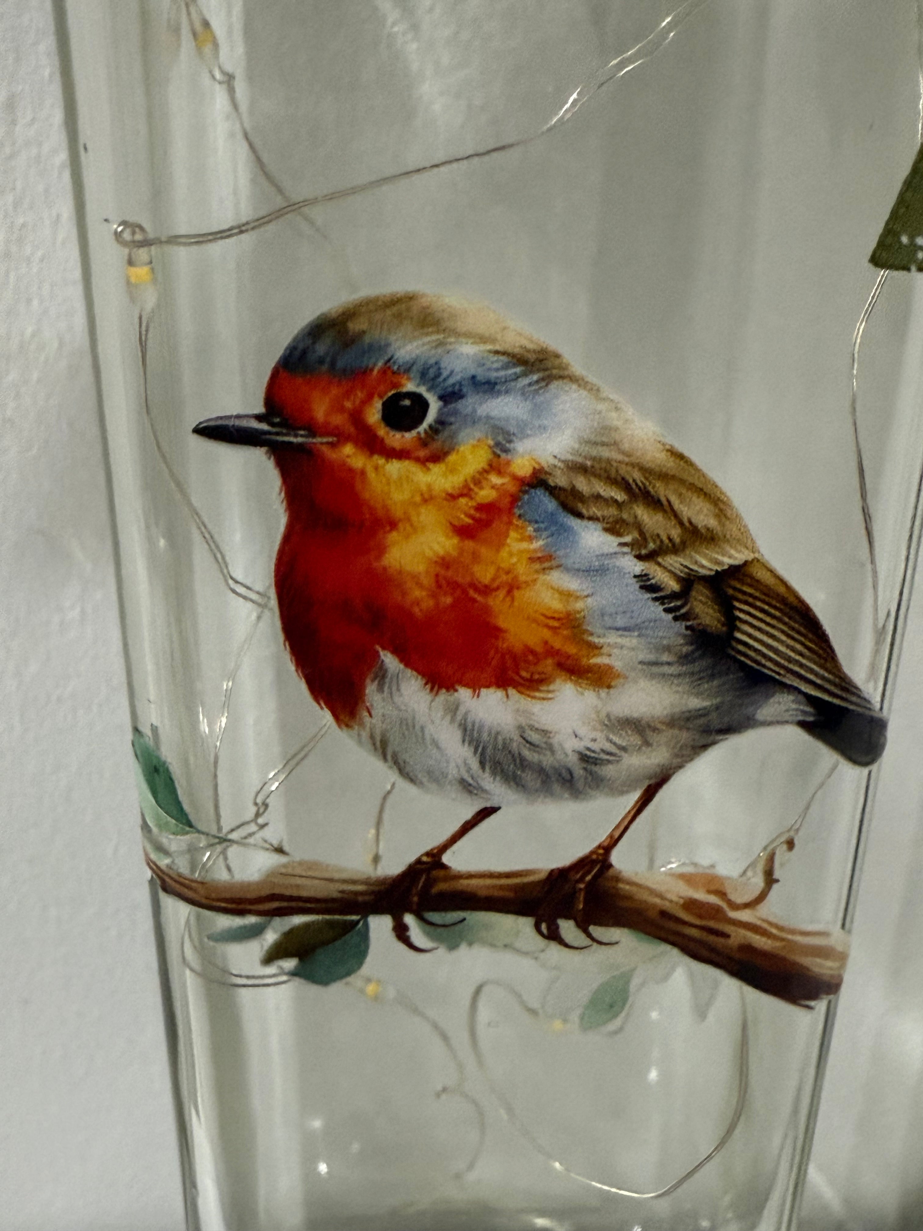 Glass Light Up Bottle