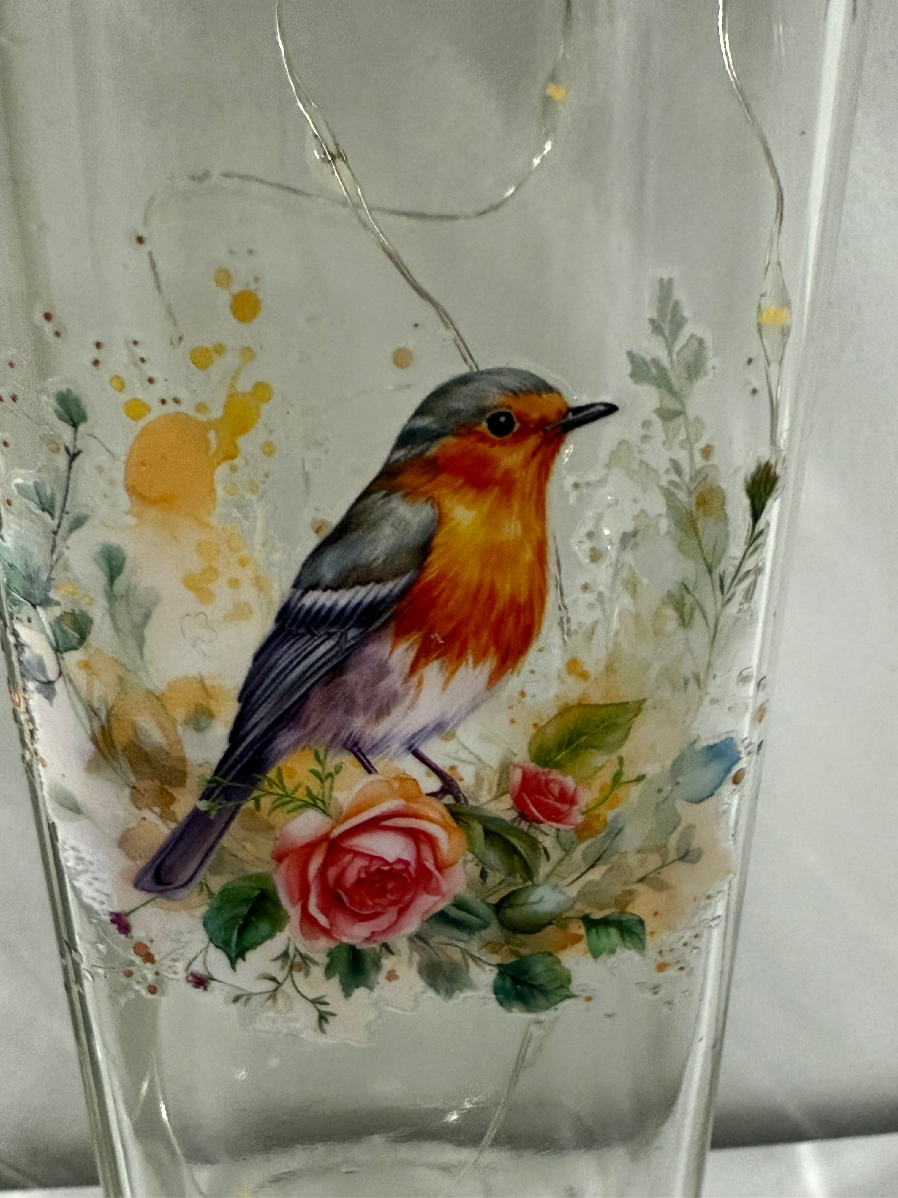 Glass Light Up Bottle