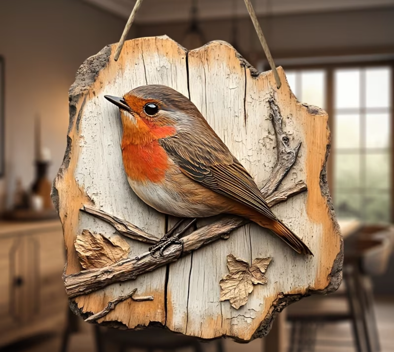 Rustic Robin Sign